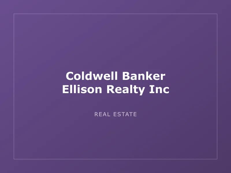 Coldwell Banker Ellison Realty Inc
