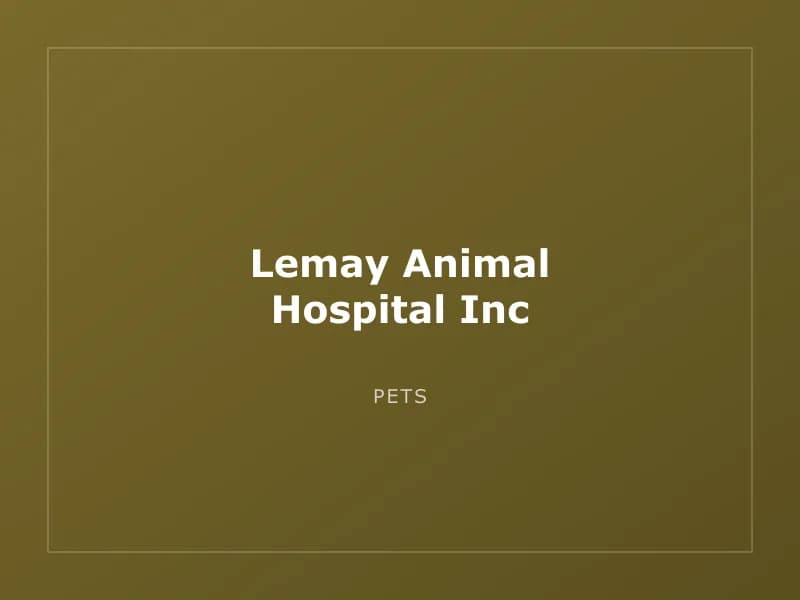 Lemay Animal Hospital Inc
