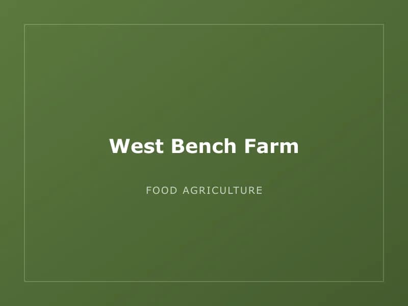 West Bench Farm