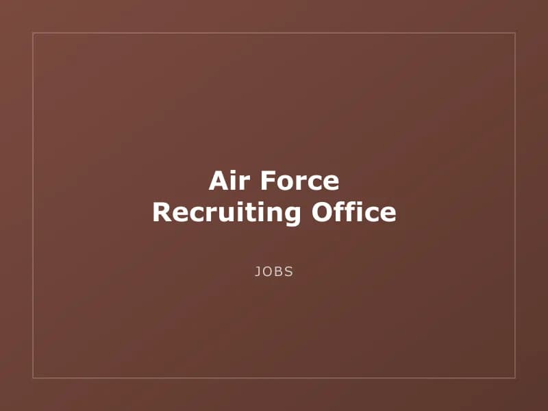 Air Force Recruiting Office