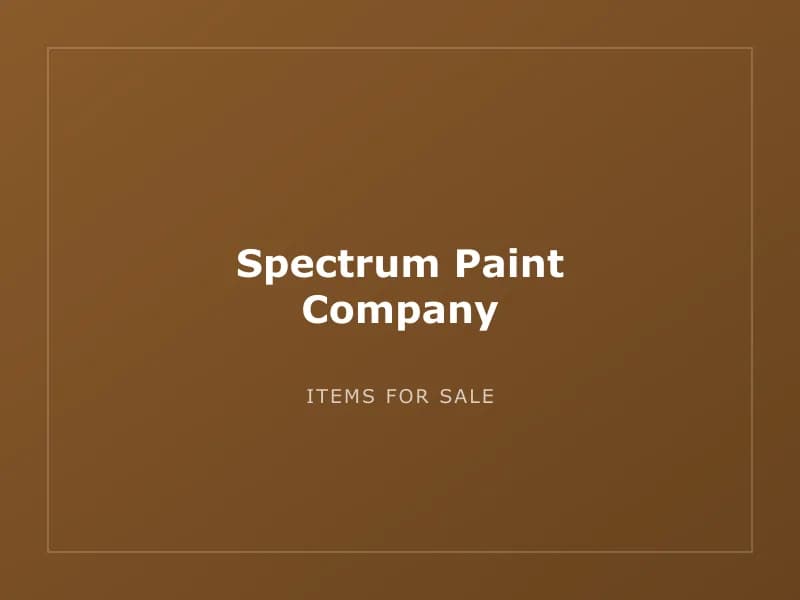 Spectrum Paint Company
