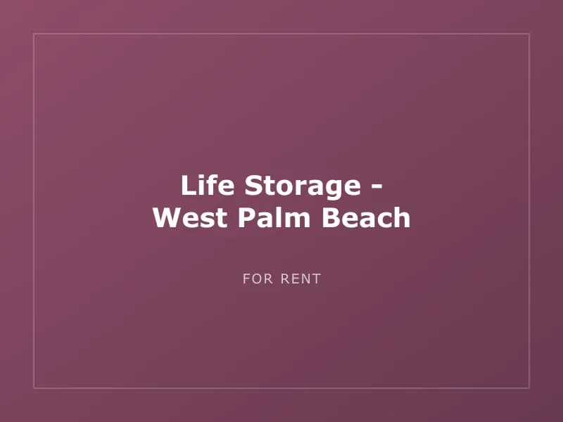 Life Storage - West Palm Beach