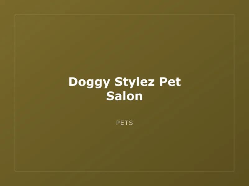 Doggy Stylez Pet Salon