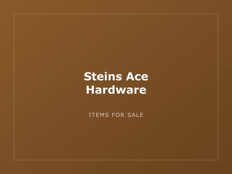 Steins Ace Hardware