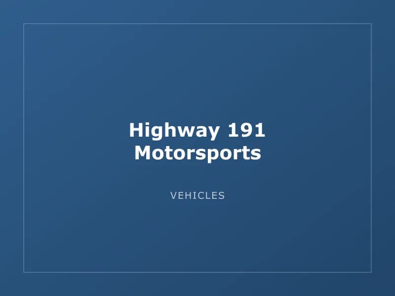 Highway 191 Motorsports