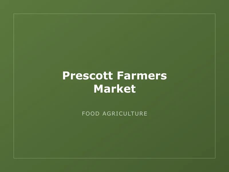 Prescott Farmers Market
