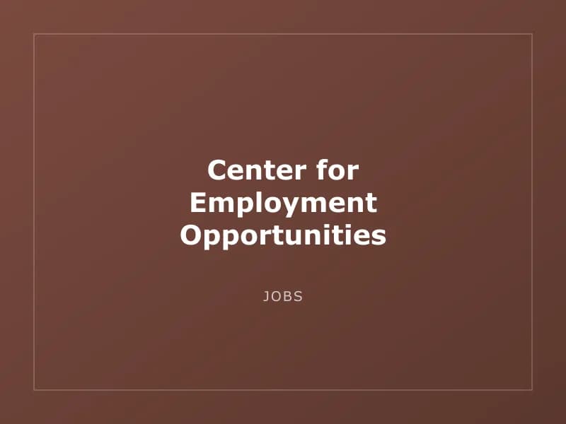 Center for Employment Opportunities