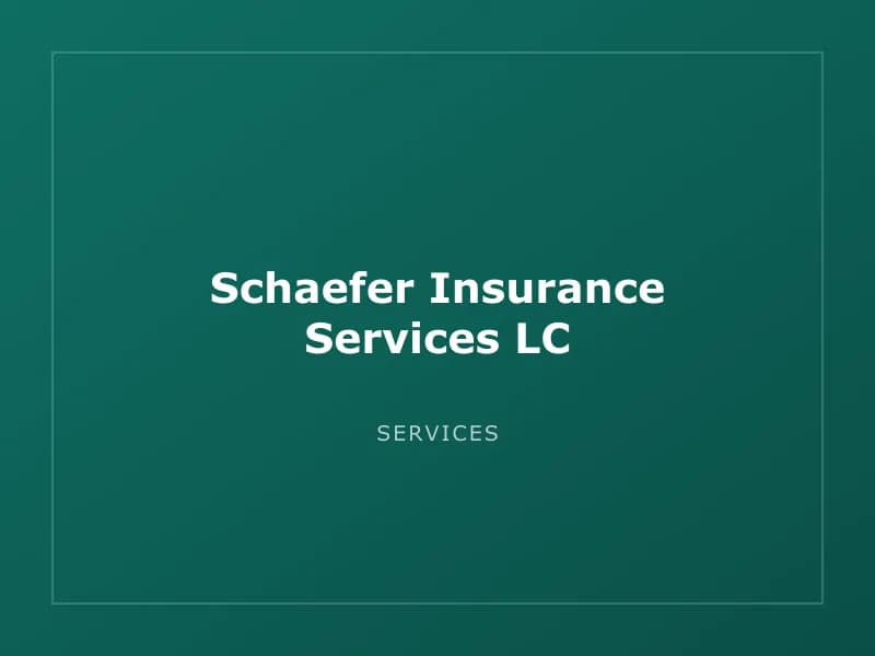 Schaefer Insurance Services LC