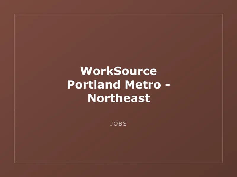 WorkSource Portland Metro - Northeast