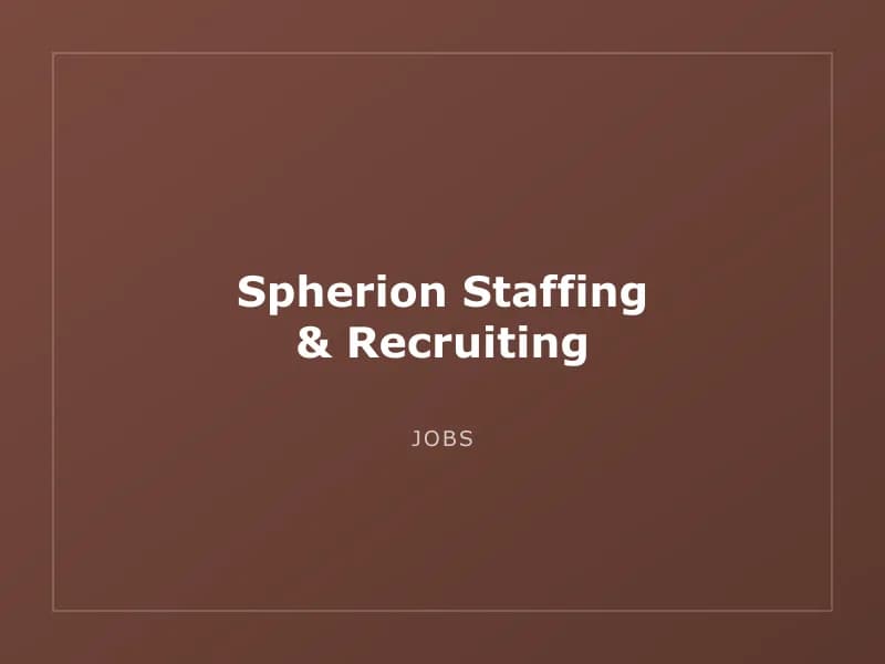 Spherion Staffing & Recruiting