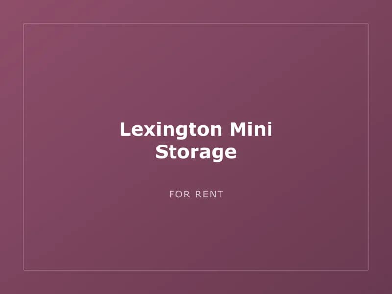 Lexington Mini Storage