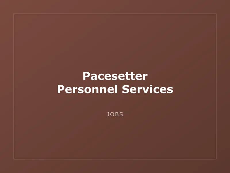 Pacesetter Personnel Services
