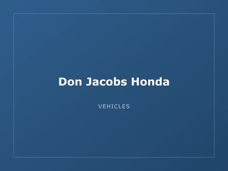 Don Jacobs Honda