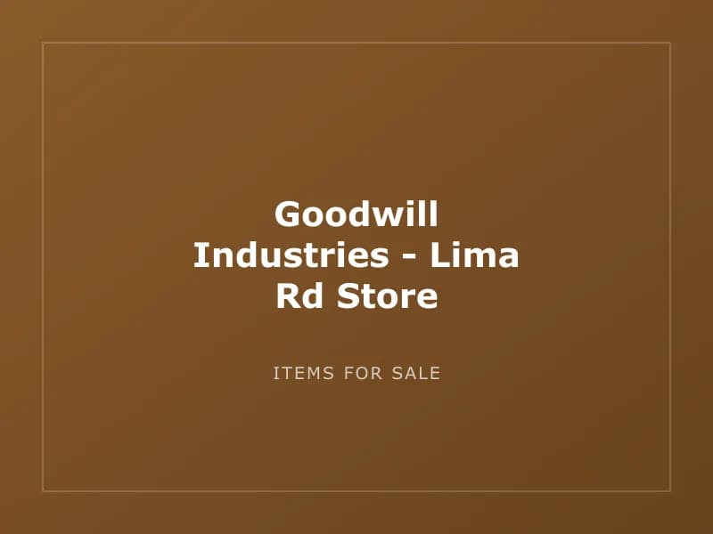 Goodwill Industries - Lima Rd Store