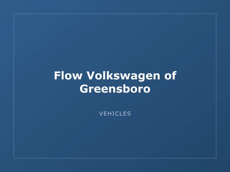 Flow Volkswagen of Greensboro
