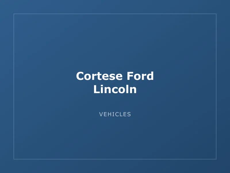 Cortese Ford Lincoln