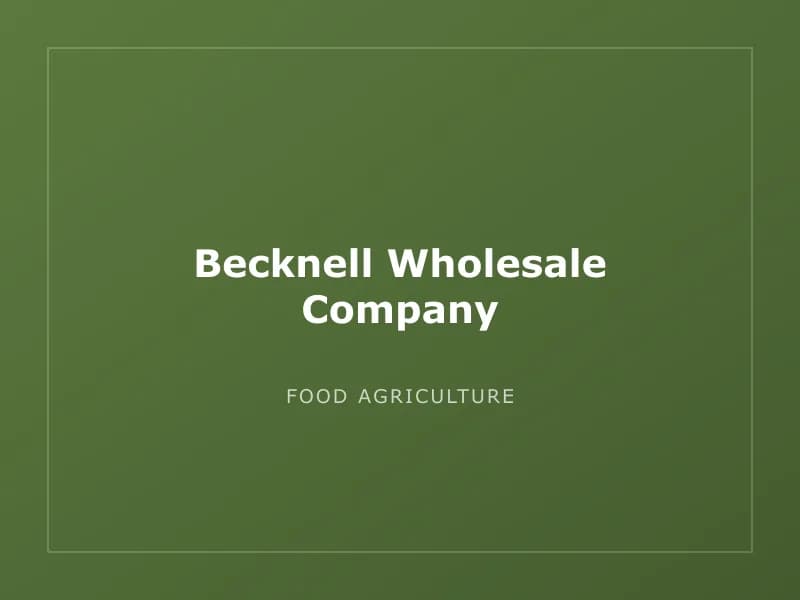 Becknell Wholesale Company