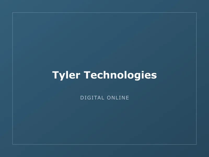 Tyler Technologies