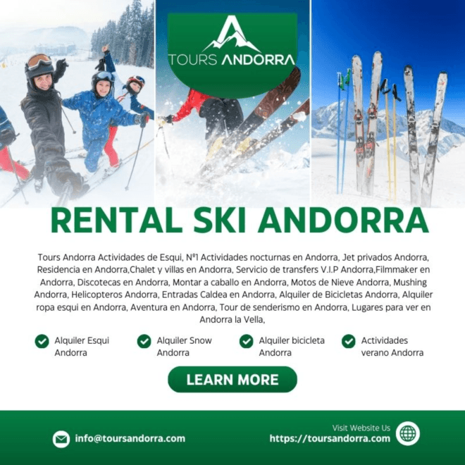 Tours Andorra: Servicio Profesional de Alquiler Snow en Andorra