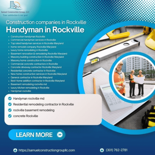 Professional Drywall Installation & Repair Services in Rockville, MD