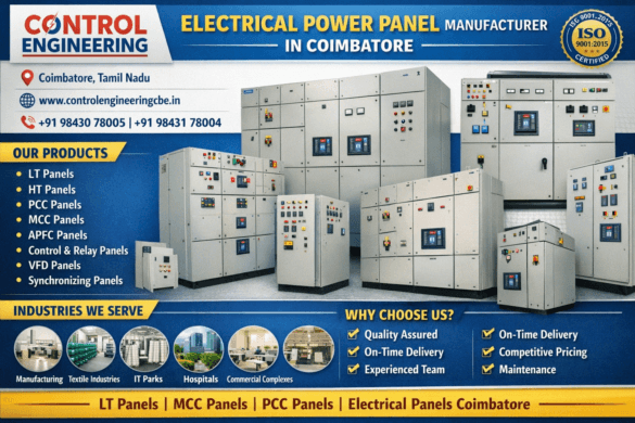 Electrical power panel manufacturer in Coimbatore