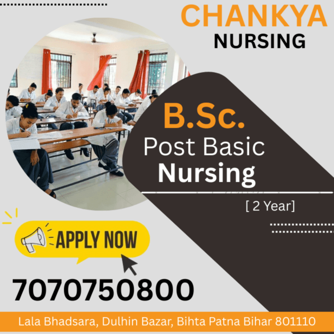 GNM Nursing College in Bihta-Chankya nursing college call-7070750800