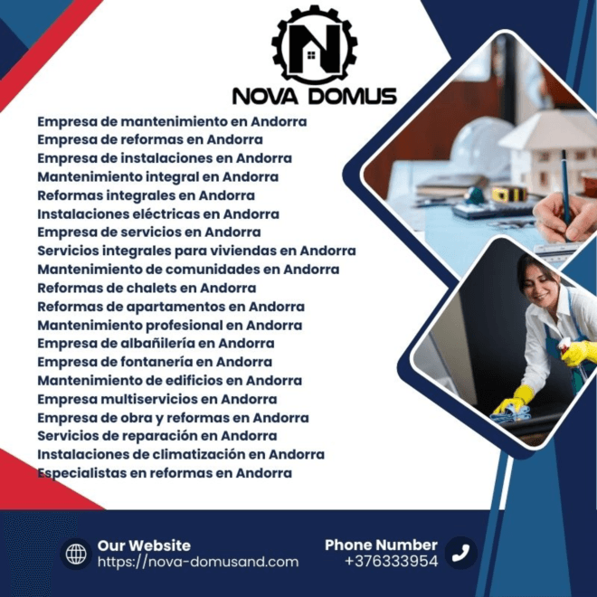Empresa de mantenimiento en Andorra