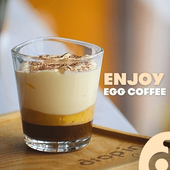 Hanoi Egg Coffee-A Must-Try at Drop In Cafe