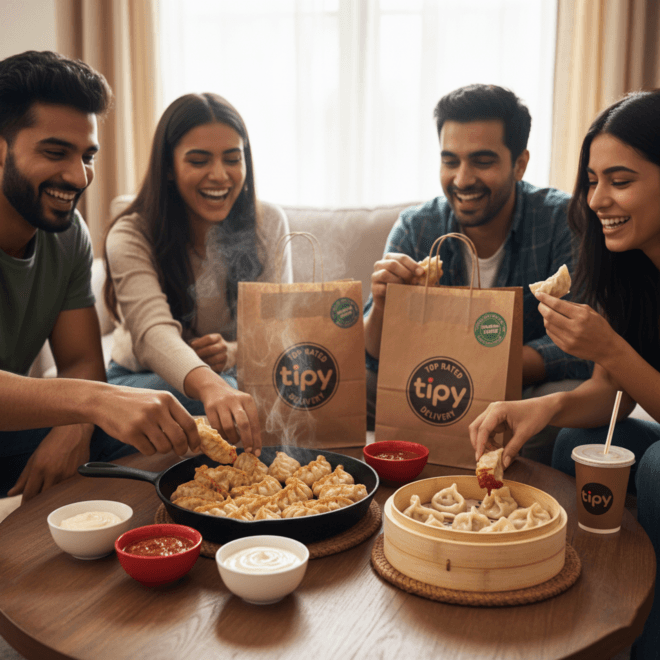 🍔 Hassle-Free Food Delivery Anytime – Fresh Meals Delivered Fast with Tipy! 🚀