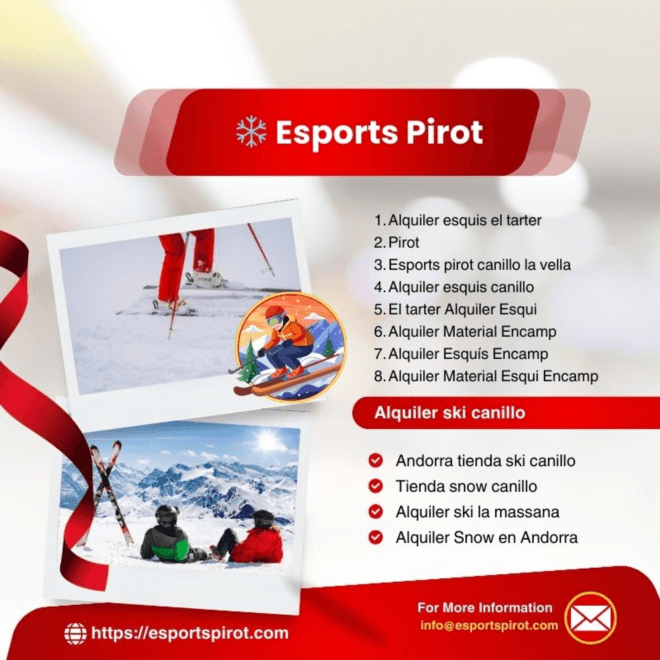 Alquiler esquí La Massana con Esports Pirot