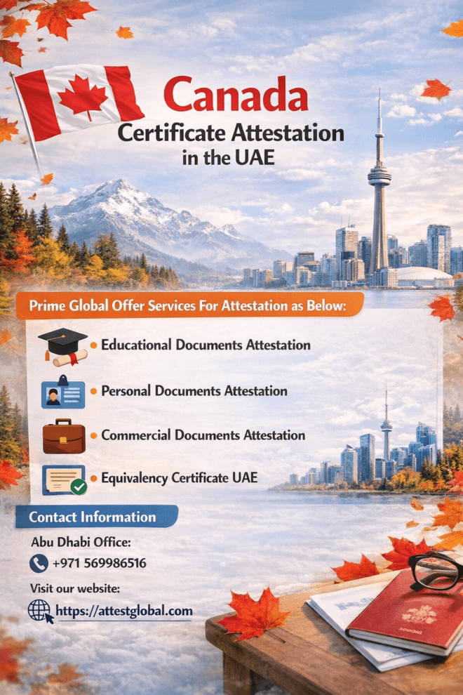 Canada Certificate Endorsement Services in UAE – Hassle-Free