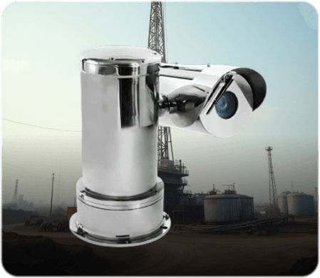 Explosion-Proof PTZ Camera for Hazardous Oil & Gas Zones