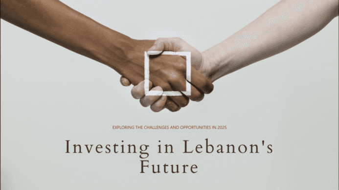 loans and investments for the reconstruction of infrastructure for real estate and agricultural development in Lebanon