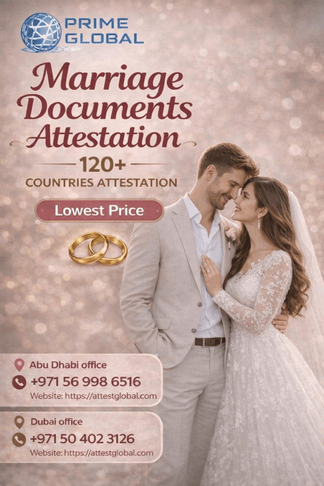 Marriage Certificate Verification for Immigration in UAE