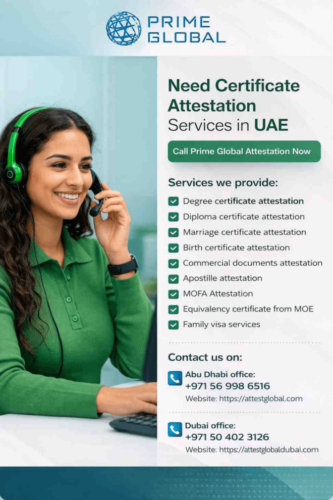 Trusted Certification & Legalization Services in UAE