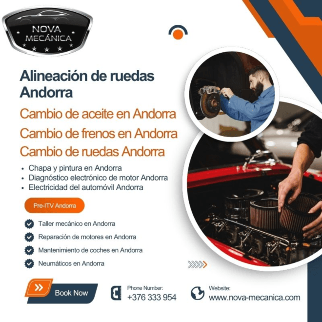 Compra e Instalación de Neumáticos en Andorra con Nova Mecánica