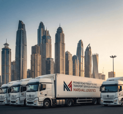 Road Freight & Land Transport Services in Dubai & GCC | Marshall Logistics