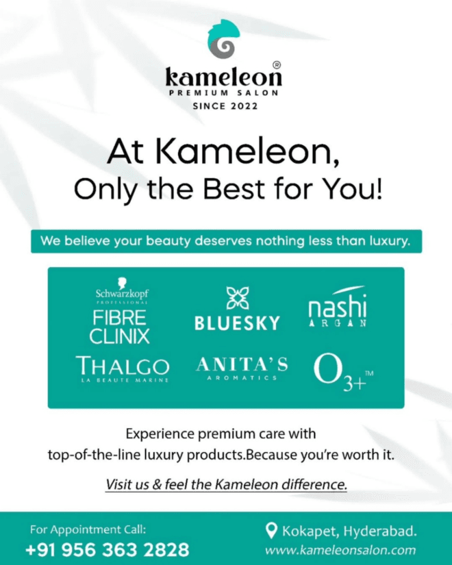 Hair & Beauty salon in kokapet