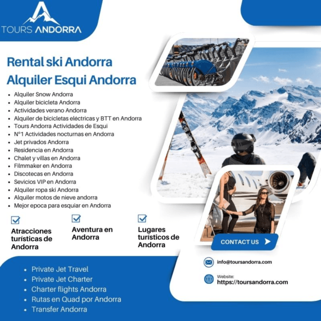 Disfruta del invierno con Rental ski en Andorra - Tours Andorra