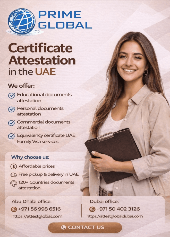 Certified Attestation Services for Marriage, Birth & Education UAE