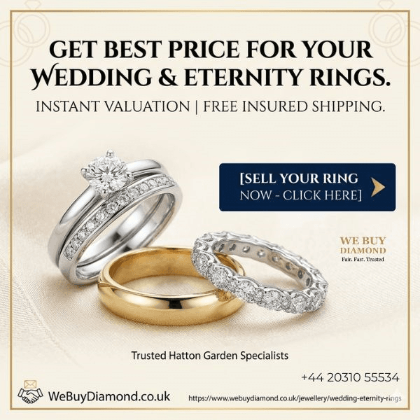 Sell Your Wedding & Eternity Rings – Trusted UK Diamond Buyers