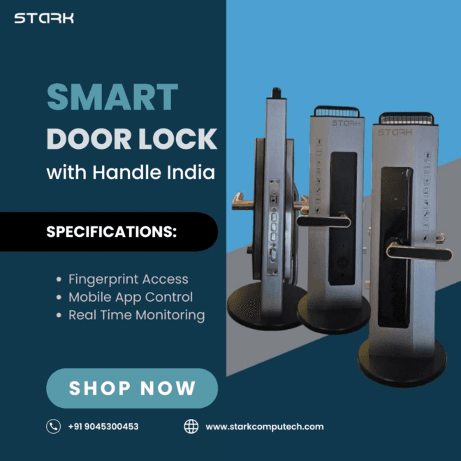 Smart Door Lock with Handle India