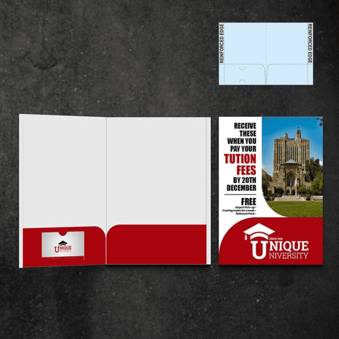 Order Custom Mini Presentation Folder Printing from PrintMagic