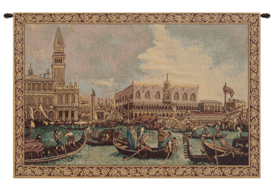 Italian Historical Tapestry Wall Hanging – Bucintoro of Venice