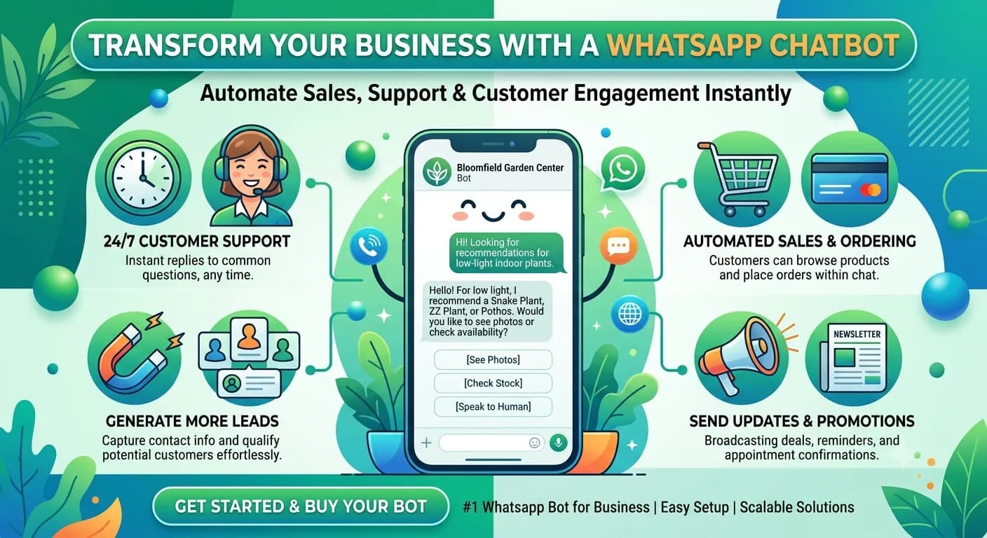 Best Whatsapp Chat Bot | buy chatbot