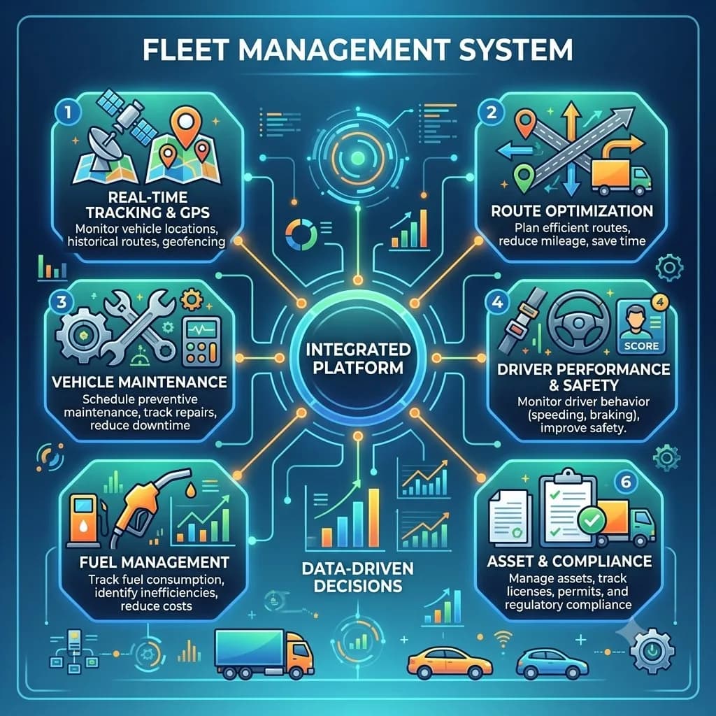 Best Fleet Management System for UAE Logistics Companies