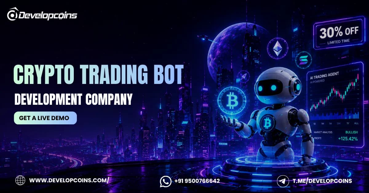 Launch AI Trading Agents with a Crypto Trading Bot Development Company – Get 30% OFF