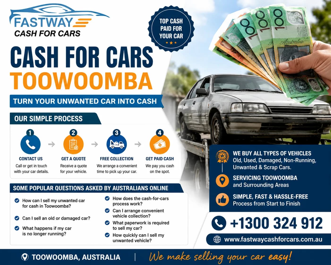 How Can You Turn Your Old Car Into Cash Fast?
