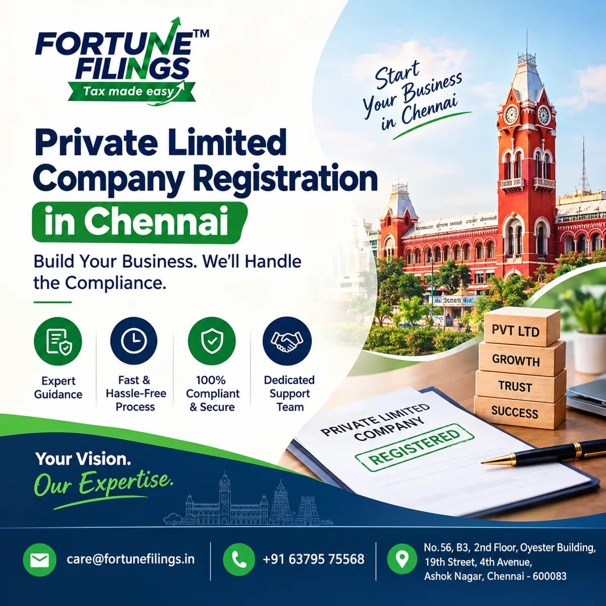 Private Limited Company Registration in Chennai: A Complete Guide for Founders