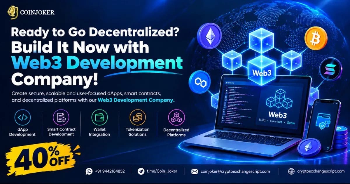 Ready to Go Decentralized? Build It Now with Web3 Development Services!